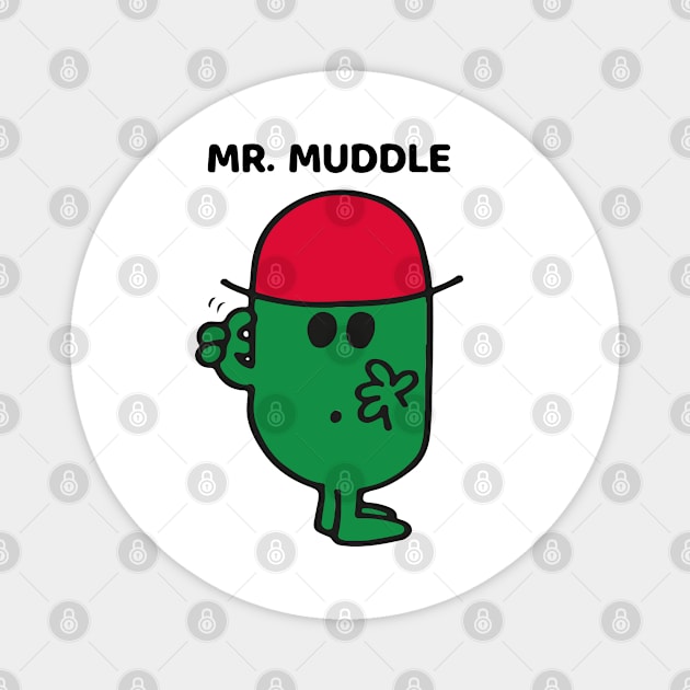 MR. MUDDLE Magnet by reedae